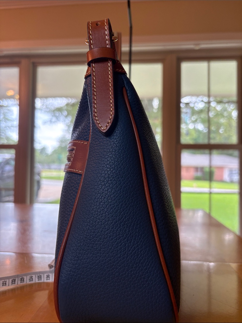 Dooney & Bourke Pebble Grain Piper in Jeans color - Picture 5 of 10